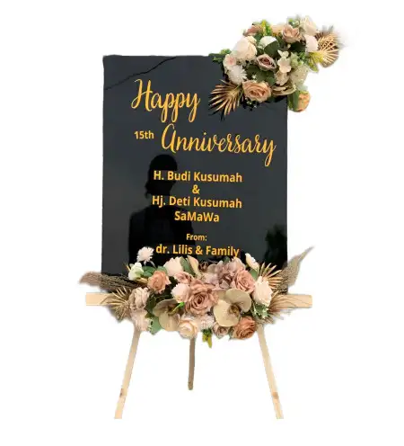 Papan Bunga Akrilik Kuwiran