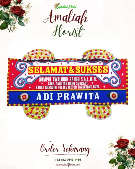 Papan Bunga Ucapan Selamat Kuwiran